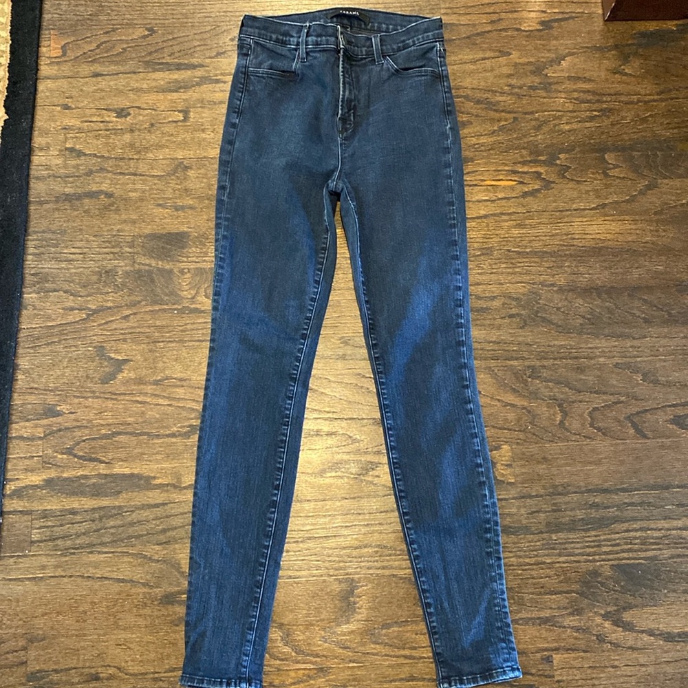 J Brand Maria Bluebird dark wash high waist skinny stretch jeans womenβs size 8β